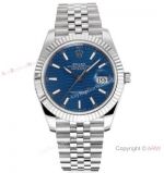 JVS Factory Super Clone Rolex Datejust 2 Blue Motif Jubilee Watch